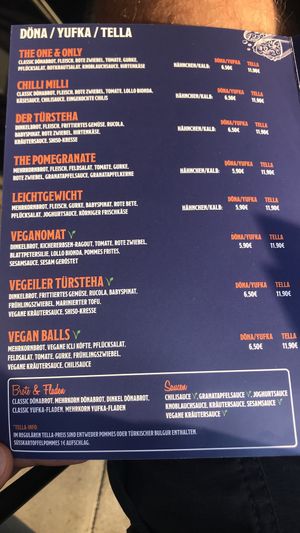 3 Vegane Gerichte wahlweise in Döner, Yufka oder als Teller at DÖNA in Essen