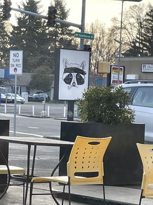 Outside   at Forage Coffee Company in Medford