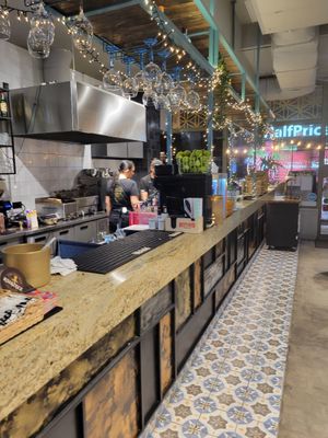 Kitchen at Bliski Wschód in Warsaw