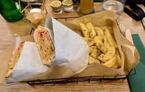 Vegan Shawarma Wrap  at Bliski Wschód in Warsaw