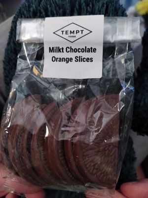 The chocolate orange segments at Tempt in York