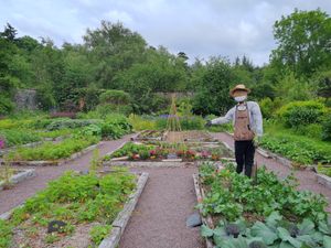 Beautiful walled garden at Applecross Walled Garden in Applecross