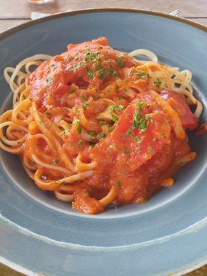 Pasta at Applecross Walled Garden in Applecross