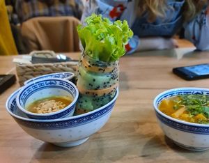 Rolls at La Vegana in Warsaw