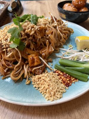Pad Thai - so good I got one to go, too   at La Vegana in Warsaw