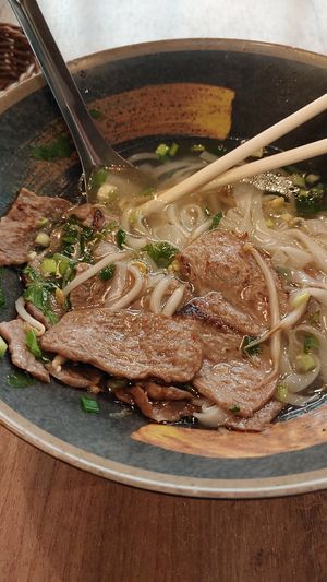 Pho at La Vegana in Warsaw