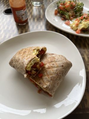 Breakky burrito    at Kindbelly Cafe in Myrtle Beach