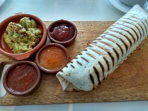 Buritto at Nao Vegan Cafe & Bar in Hamburg