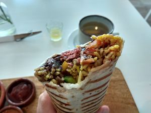 Buritto again at Nao Vegan Cafe & Bar in Hamburg