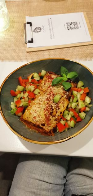 Lasagne at Nao Vegan Cafe & Bar in Hamburg