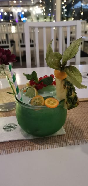 Alkoholfreier cocktail at Nao Vegan Cafe & Bar in Hamburg