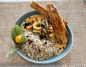 Erdnusscurry  at Nao Vegan Cafe & Bar in Hamburg