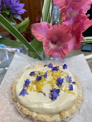 Lemon Tart  at Dan d'Lion Eatery in Hungry Horse