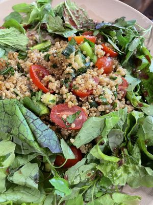 Lots of salad options   at Dan d'Lion Eatery in Hungry Horse