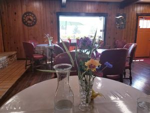 Located right on Highway 2! at Dan d'Lion Eatery in Hungry Horse