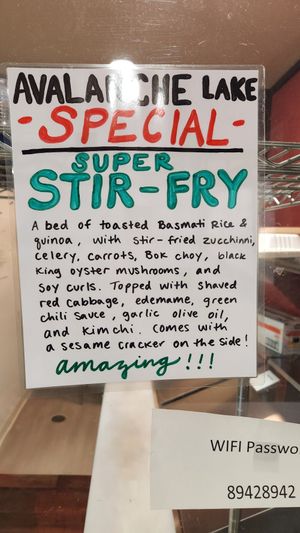  at Dan d'Lion Eatery in Hungry Horse