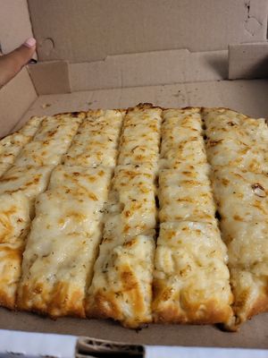 VeganCheese sticks at Pizza Twist in Irving