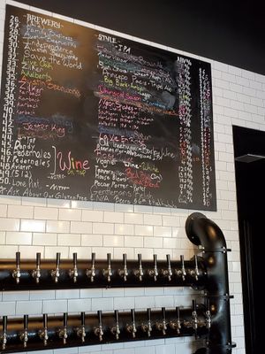 Tons of draft options! at Aviator Pizza & Drafthouse in Austin