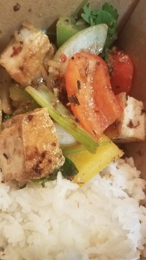 Vegan Lemongrass Tofu at BG Pho in Battle Ground