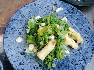 Spargel Tempura at Paul's in Linz