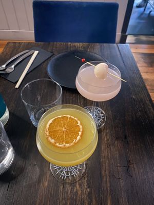 Passion fruit daiquiri & Lychee martini    at Betel Boy in Daylesford