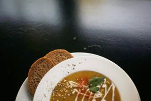 Köstliche Kürbis-Suppe at Pfannenzauber in Aachen