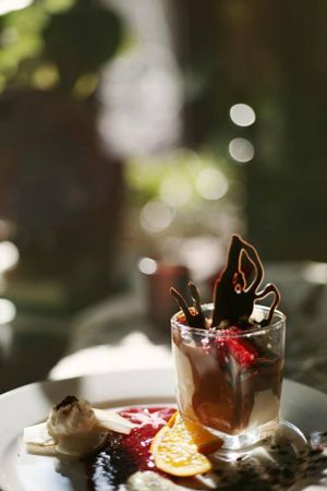 Zufälliger Weise sah die Schoki aus wie ein Schmetterling :) at Pfannenzauber in Aachen