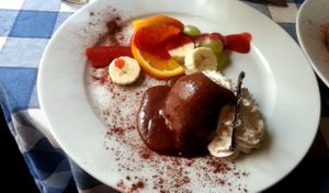 Jeden Tag kreativ gestaltete Desserts :) at Pfannenzauber in Aachen