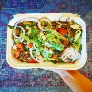 Kapsalon as delivered at Pfannenzauber in Aachen