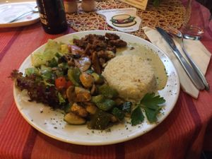 main course at Pfannenzauber in Aachen