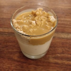 Cheesecake cream with caramel at Pfannenzauber in Aachen