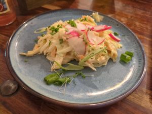 Seasonal starter: Kohlrabi salad (Mai 2024) at Pfannenzauber in Aachen