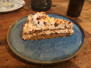 Seasonal dessert: Cappuccino cake (November 2024) at Pfannenzauber in Aachen