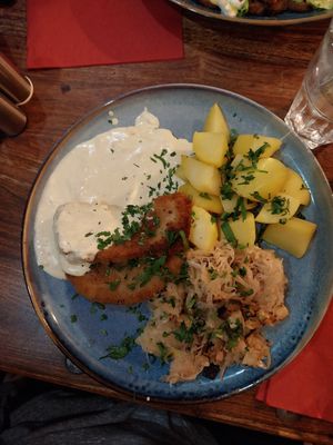 Sellerieschnitzel at Pfannenzauber in Aachen