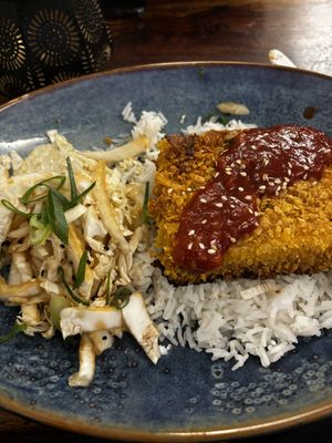 Tofu Schnitzel  at Pfannenzauber in Aachen