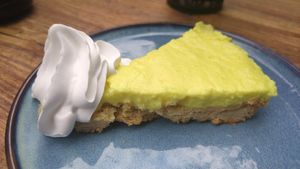 Seasonal dessert: Lemon pie (July 2025)  at Pfannenzauber in Aachen