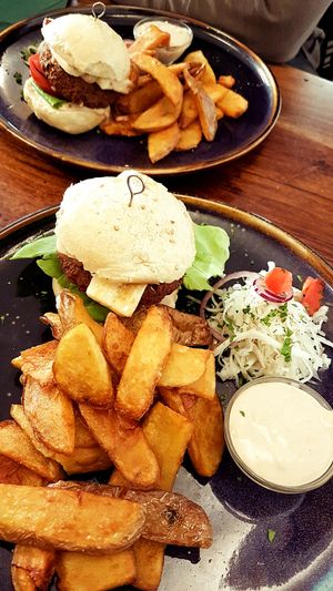 Monkey burger :):):) at Pfannenzauber in Aachen