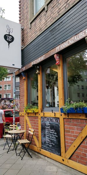 Outside at Pfannenzauber in Aachen