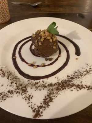 Chocolate mousse at Pfannenzauber in Aachen