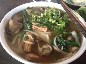 vegan pho at Saigon Vegan - Vo Van Tan in Ho Chi Minh City