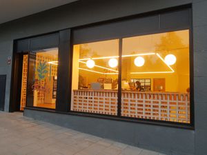 Outside at Foodis in Sant Just Desvern