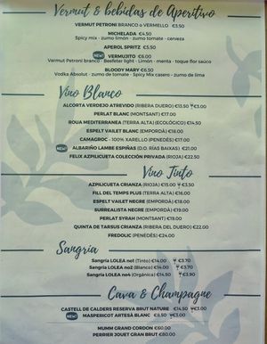 New menu 2 at Foodis in Sant Just Desvern