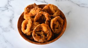 Onion rings at Vegan Basket in Kilifi