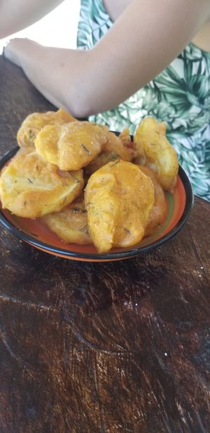 Potato Bhajia at Vegan Basket in Kilifi