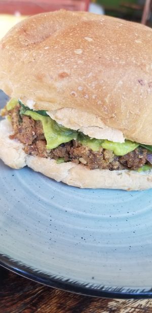 Soya Burger at Vegan Basket in Kilifi