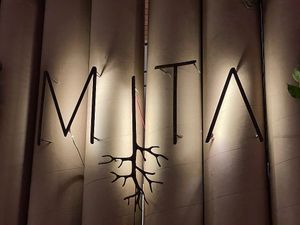 Sign  at MITA in Washington