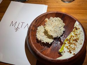 Casabe 
Yuca-cilantro-avacado  at MITA in Washington