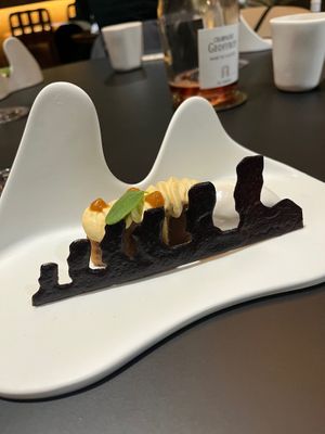 Po’e cake, coconut ice cream, miso pineapple mousse.  at MITA in Washington