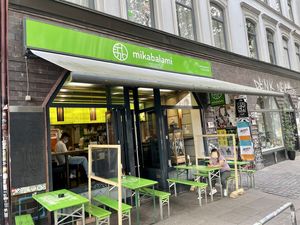 outside at mikabalami in Hamburg