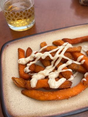 Sweet potatoes   at Poca Soltes in Menorca